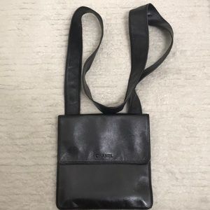 Chanel leather clutch bag purse satchel